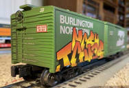 Burlington Northern Tagged Boxcar
