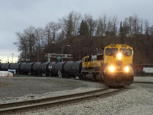 Alaskan Oil Train