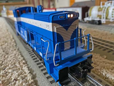 Blue Sky Paint Scheme on SW1500 Switcher