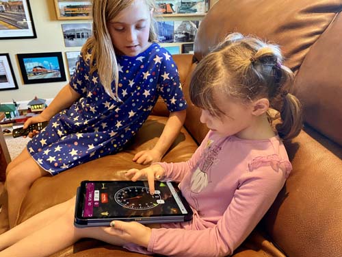 Poppy and Skye on iPad DCS system