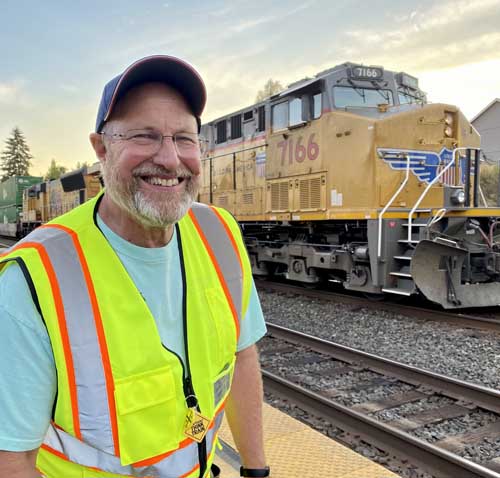 Larry Ganders at Centennial Station, Aug. 17,2022