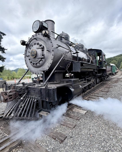 Polson Baldwin Steam Engine, Mt Rainier Scenic